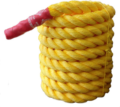 

Esskay Uttam REDBR40 Battle Rope(Length: 39 ft, Weight: 9 kg, Thickness: 1.5 inch)