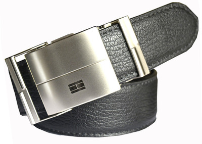 

LOOPA Men Formal Black Synthetic Belt