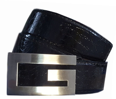 

FUN STOP Men Party, Formal, Evening, Casual Black Artificial Leather Belt