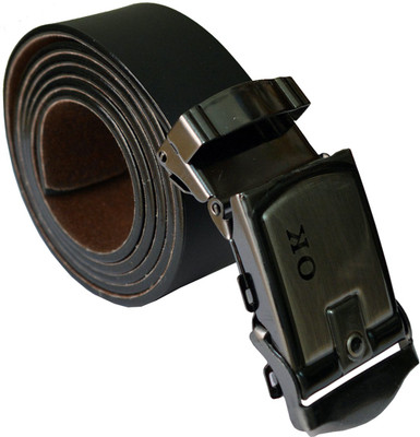 

LOOPA Men Formal Black Synthetic Belt