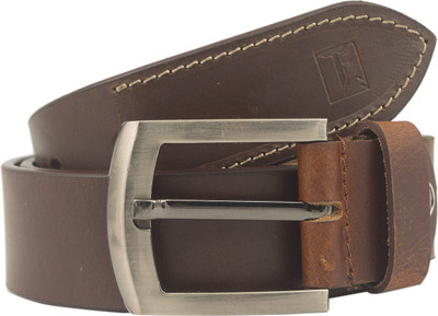 

TOFFIL Men Casual, Formal, Evening Brown Genuine Leather Belt