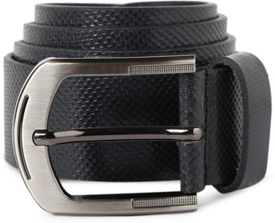 

Peter England Men Black Genuine Leather Belt