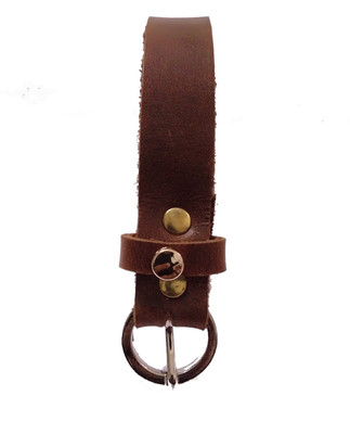 

SIR-G Men & Women Casual Brown Genuine Leather Belt, Black