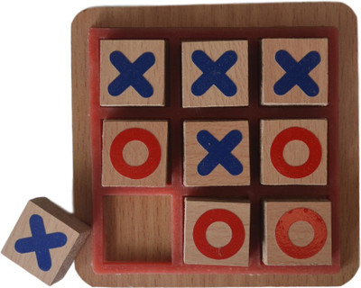 

Dhakkan Dukaan Tic-tac-toe (wooden) Game Board Game