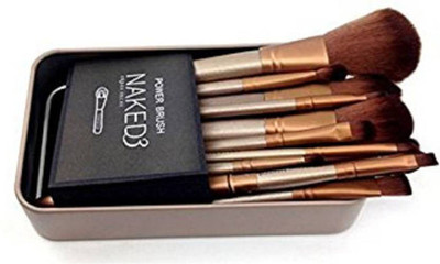 

YQE Naked3 Makeup Brush Set (12 Pcs)(Pack of 12)