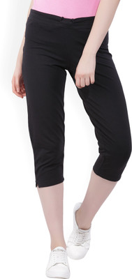 Macrowoman W-Series Women Black Capri