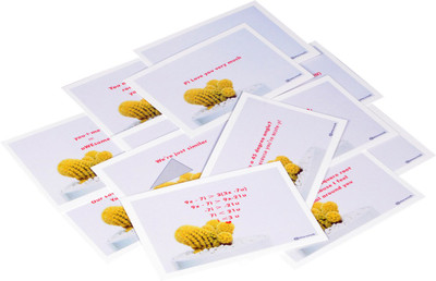 

STAWNCH 12 MATHS REASONS WHY I LOVE YOU GREETING CARDS [SET OF 12 CARDS SIZE 4.5" X 3 "] Greeting Card(Multicolor, Pack of 12)
