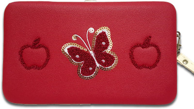 

Elleraz Casual Red Clutch