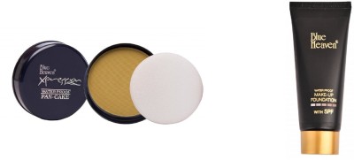 

Blue Heaven pan cake concealer -ivory gold with tube foundation(Set of 2)