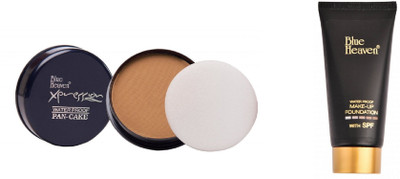 

Blue Heaven pan cake concealer-golden honey with tube foundation(Set of 2)