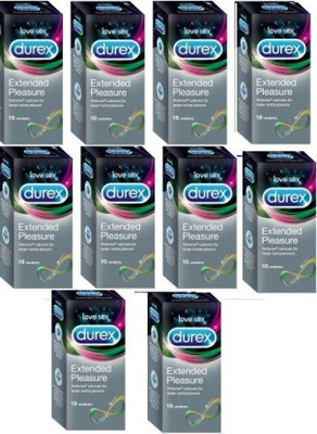 

Durex Love Extended Pleasure Climex Delay Long Last Condom(Set of 10, 100S)