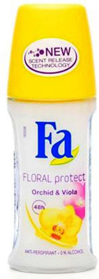 

Fa Floral Protect Orchid & Viola Anti-Perspirant Roll On Deodorant Roll-on - For Men & Women(50 ml)
