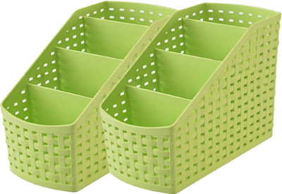 

Kuber Industries 4 Compartments Plastic Multi purpose Box(Multicolor)