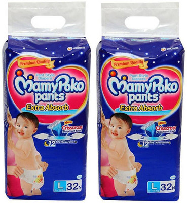 

MamyPoko Diapers L 32 - L(2 Pieces)