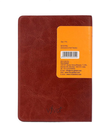 

Viva A6 Diary(Notebook Diary, Tan)