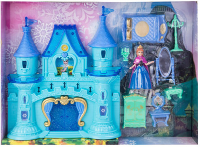 

Pepperonz Dream Castle Set With Princess Doll SQ-2994(Blue)
