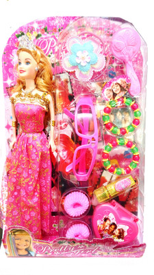 

TALKING GANESHA Beautiful Doll with Beauty Accessories like Hair band(Multicolor)