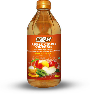N2H Bitter Gourd & Honey Apple Cider Vinegar(500 ml, Bitter Gourd & Honey Flavored)