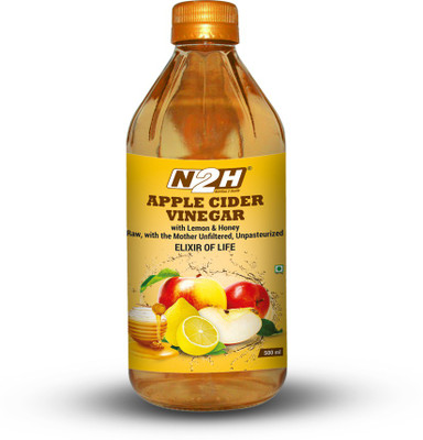 N2H Lemon & Honey Apple Cider Vinegar(500 ml, Lemon & Honey Flavored)