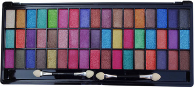 

KASCN ORIGINAL GLAM21 PROFESSIONAL COSMETIC EYESHADOW PALETTE IN 51 SHADES . 46 g(MULTICOLOR)