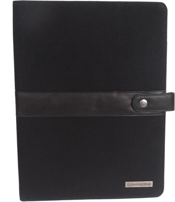 

LETS TALK DESIGN CANVAS WITH LEATHER Leather(Set Of 2, Black)