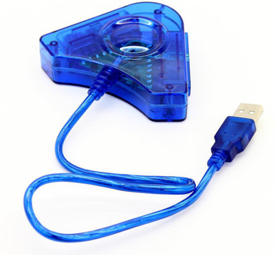 

BEEFIRE Dual Playstation-2(PS-2) To PC/PS-3 USB Game Controller Converter Adapter Gaming Adapter(Blue, For PS3, PC)