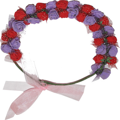 

Sagunya Floral Head Band(Red, Purple)