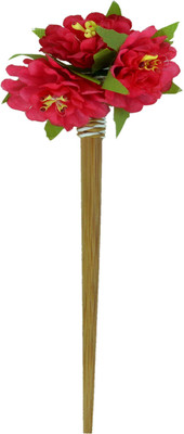 Sagunya Floral Bun Stick(Pink)