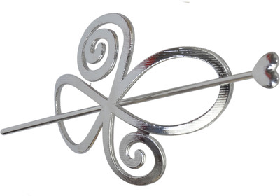 

Sagunya Designer Bun Stick(Silver)