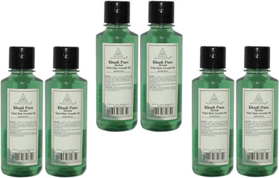 

KHADI PURE GRAMODYOG HERBAL TULSI HAIR GROWTH OIL-PACK OF 6 Hair Oil(1260 ml)