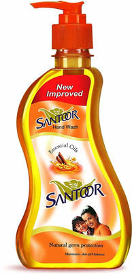 

Santoor Essential Oils Hand Wash(215 ml, Pump Dispenser)