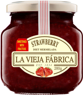 

La Vieja Fabrica Strawberry Diet Fat Free Mermelada (Jam) 280 g