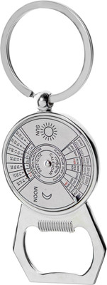 

Three Shades Opener key chain 50 Year Calander With Opener Key Chain Keyring (Silver) Key Chain