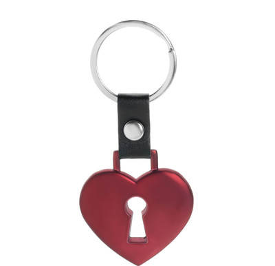 

Three Shades Red Heart Key Chain for Girls Vallentine Surprise Gift With studded key design Perfect gift for Girlfriend Key Chain