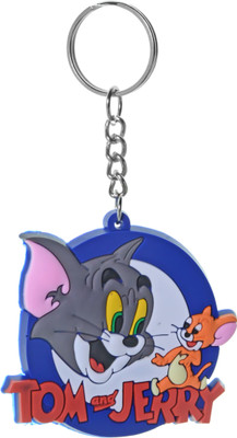 

Three Shades Tom & Jerry PVC Key chain keyring for 90s Cartoon Lovers Key Chain