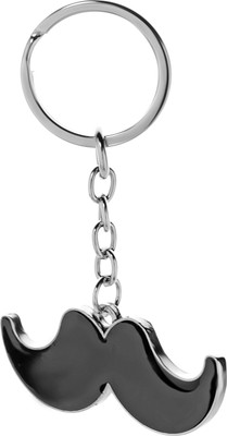 

Three Shades Bajirao Ranveer Style Mustache Macho Mooch Key Chain (Black) Key Chain