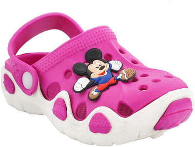 

Lil Firestar Boys & Girls Slip-on Clogs(Pink, Dark pink