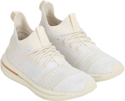 

Puma Boys & Girls Lace Sneakers(White, Whisper white-whisper white-muted clay