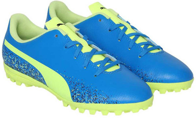 

Puma Boys Lace Football Shoes(Blue, Electric blue lemonade-fizzy yellow- black