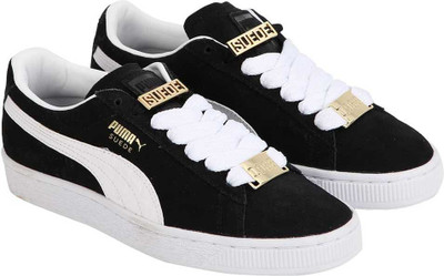 

Puma Boys & Girls Lace Sneakers(Black, Black- white