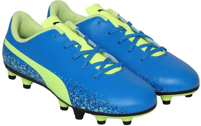 

Puma Boys Lace Football Shoes(Blue, Electric blue lemonade-fizzy yellow- black