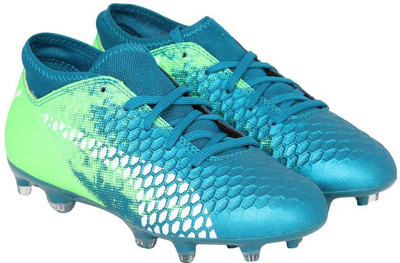 

Puma Boys Lace Football Shoes(Blue, Deep lagoon- white-green gecko