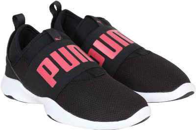 

Puma Boys & Girls Velcro Sneakers(Black, Black-paradise pink