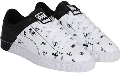 

Puma Boys Lace Sneakers(White, White- white- black
