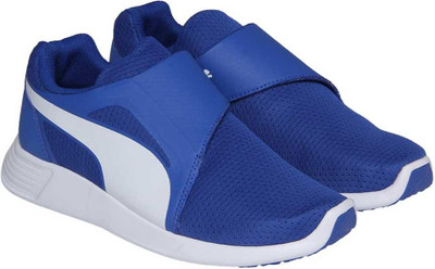 Puma Boys & Girls Velcro Sneakers(Blue, Turkish sea- white