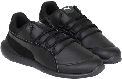

Puma Boys Lace Running Shoes(Black, Black- black