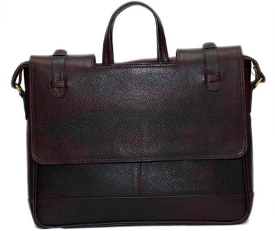 

bayed 15 inch Laptop Messenger Bag(Brown)