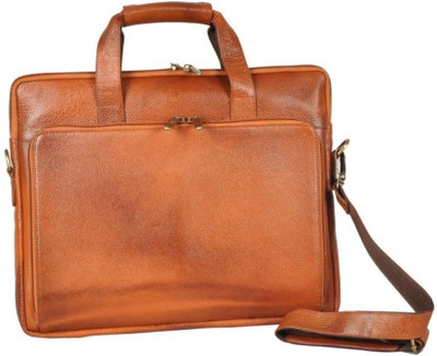 

bayed 16 inch Laptop Messenger Bag(Tan), Camel tan