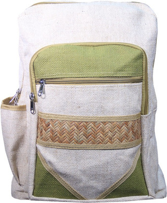 

Kalakal Art 17 inch Laptop Backpack(Brown)