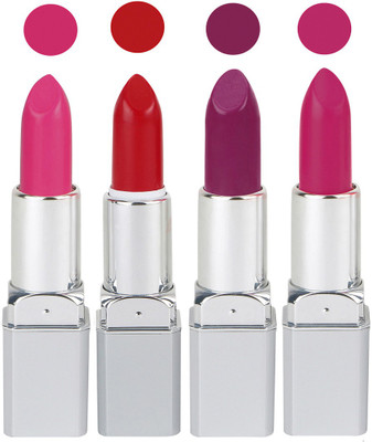 

Ramble Lipstick Cream Base Rose Flavour Set of 4(Purple, 16 g)